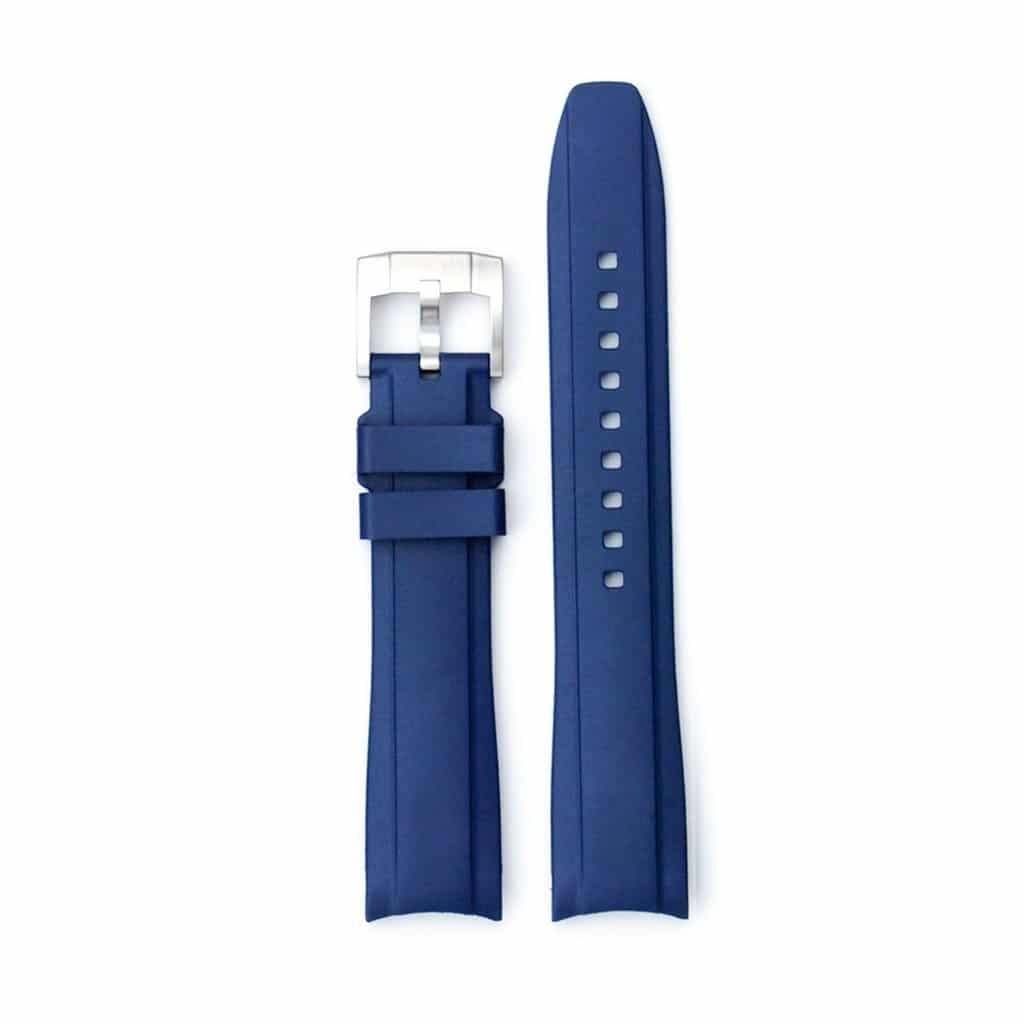 Everest Kautschukarmband mit Schließe für Rolex Sea-Dweller 4000 - Blue