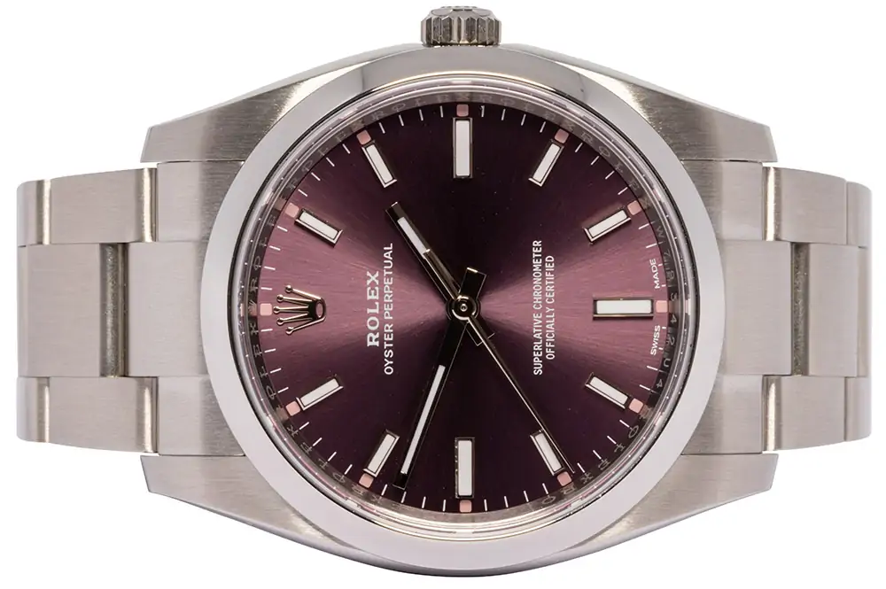 Rolex Oyster Perpetual Grape 34mm NEW